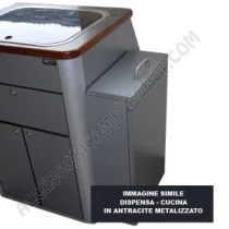 Cucina Hochglanz Argento per Van VW T5/T6 | Accessoricampershop.com