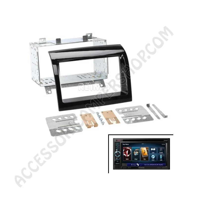 Set Nero Lucido per Navigatore Kenwood DNX450TR | Accessoricampershop.com