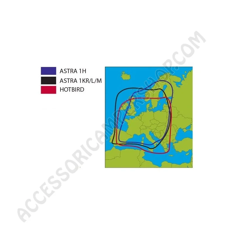 Antenna Satellitare Portatile VUQUBE-2 12V | Accessoricampershop.com