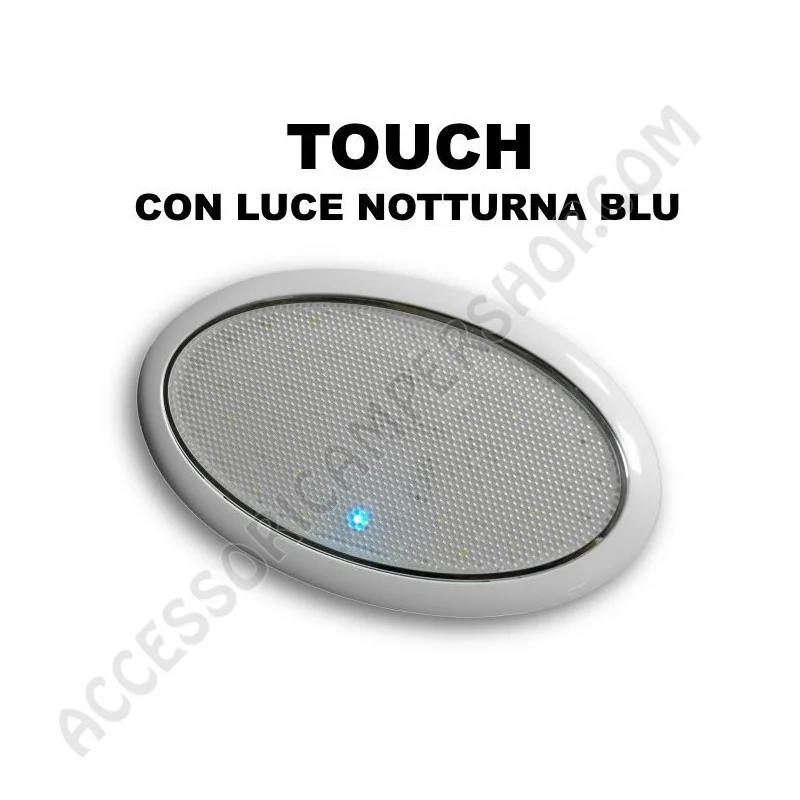 Plafoniera Touch LED Slimline 3.2W Bianca | Accessoricampershop.com