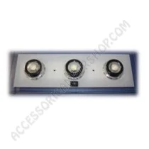 Plafoniera LED 3x1W con Luce Blu di Cortesia | Accessoricampershop.com