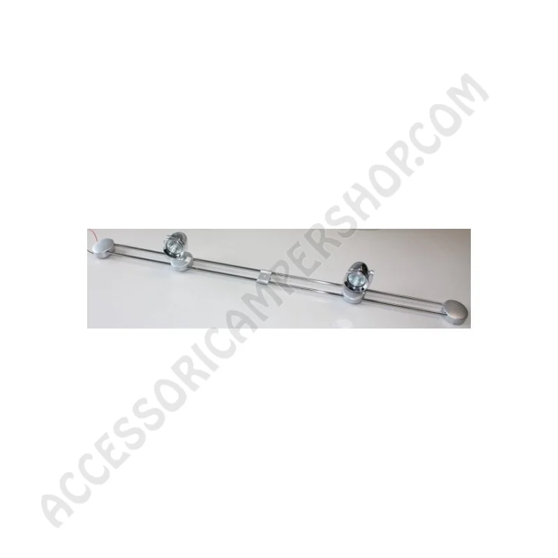 Faretti LED Cromati 2x10W per Camper | Accessoricampershop.com