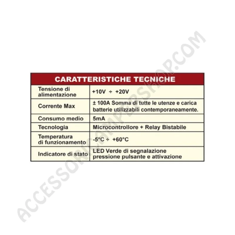 Stacca Batteria Automatico Battery Saver BS12-150 | Accessoricampershop.com