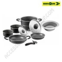 Set Popote in Alluminio Antiaderente 9+1 | Accessoricampershop.com