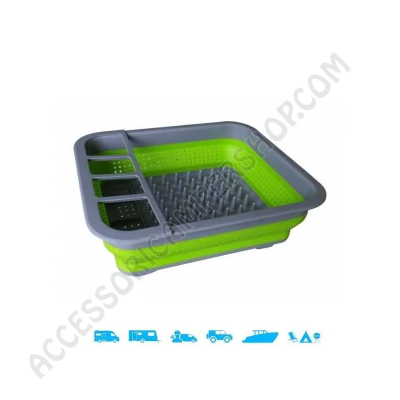 Scolapiatti Pieghevole Salvaspazio per Camper e Campeggio | Accessoricampershop.com