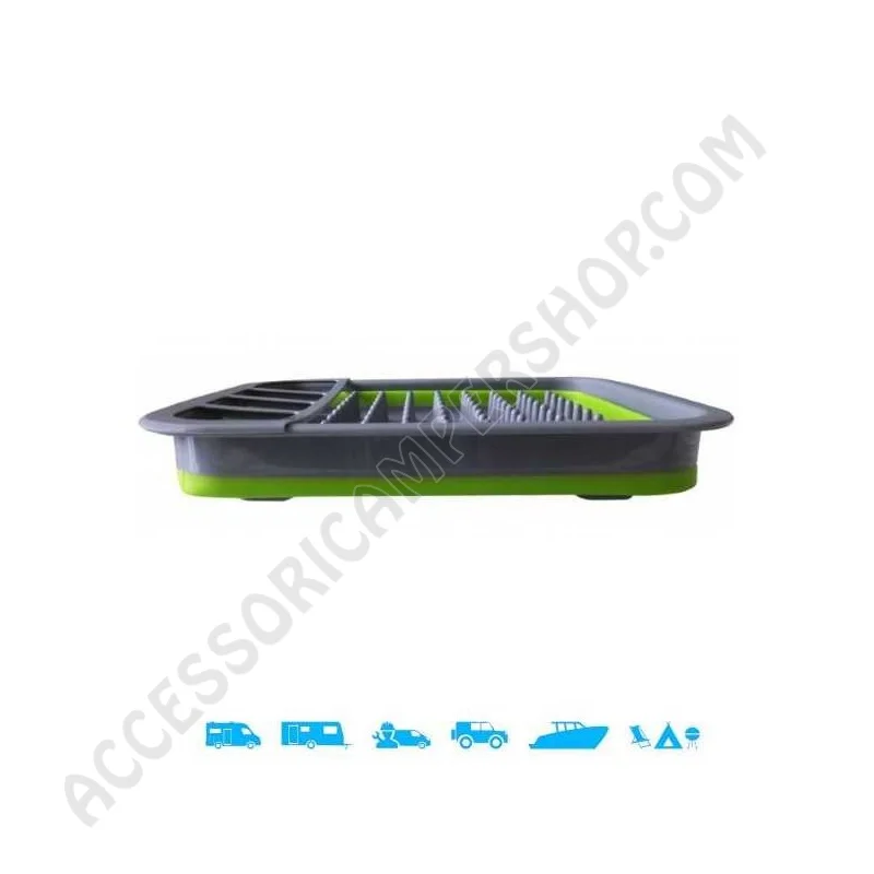 Scolapiatti Pieghevole Salvaspazio per Camper e Campeggio | Accessoricampershop.com
