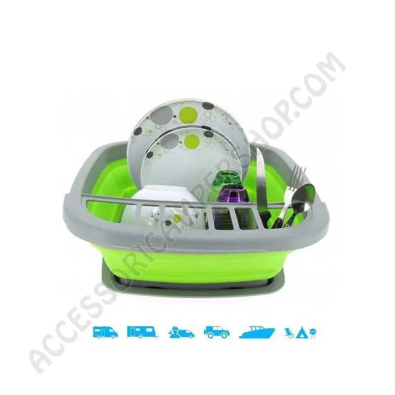 Scolapiatti Maxi Pieghevole Salvaspazio per Camper | Accessoricampershop.com