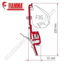 KIT BRANDRUP VW T4 Adattatori Tendalino Fiamma F35 | Accessoricampershop.com