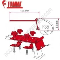 Kit Standard Adattatori Tendalino Fiamma F35 | Accessoricampershop.com