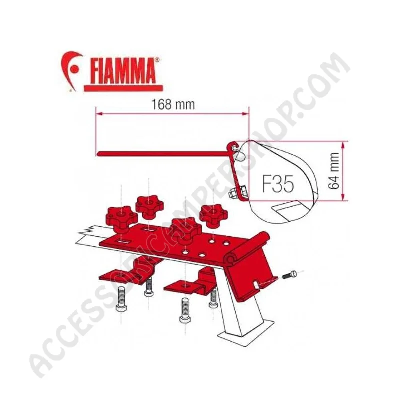 Kit Standard Adattatori Tendalino Fiamma F35 | Accessoricampershop.com