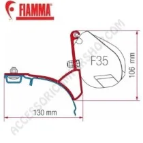 Adattatori Staffe Tendalino Fiamma F35 VW T5/T6 | Accessoricampershop.com