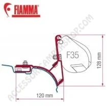 Adattatori Staffe Tendalino Fiamma VW T5/T6 | Accessoricampershop.com