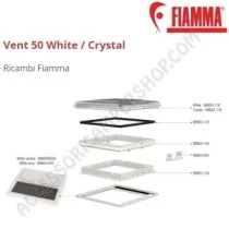 Coperchio Vent 50 Crystal per Oblò Fiamma | Accessoricampershop.com