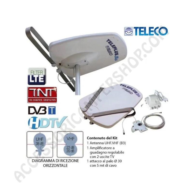 Antenna Teleplus 3G Direttiva per Camper | Accessoricampershop.com
