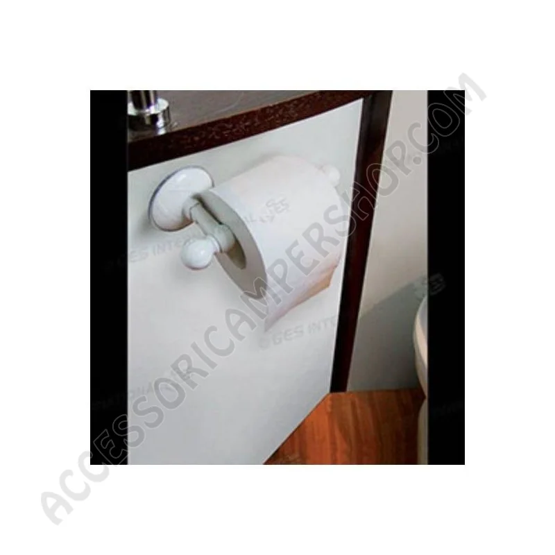 Porta rotolo carta igienica a ventosa ultra resistente | Accessoricampershop.com