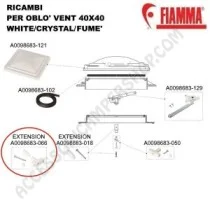 Ricambio Extension Vent 160 per Oblo Fiamma 40x40 | Accessoricampershop.com