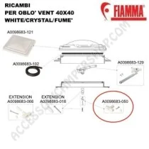 KIT VOLANTINO T15 RICAMBIO FIAMMA 40X40 | Accessoricampershop.com