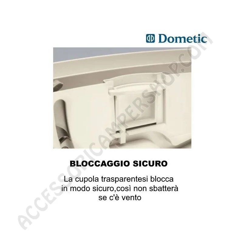 Oblò Dometic Micro Heki 280x280 per camper | Accessoricampershop.com