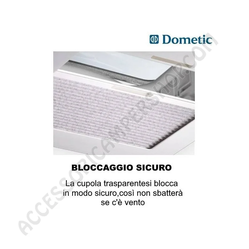 Oblò Dometic Micro Heki 280x280 per camper | Accessoricampershop.com