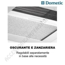 Oblò Dometic Micro Heki 280x280 per camper | Accessoricampershop.com