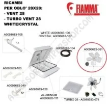 KIT VENTOLA TURBO VENT 28 per camper | Accessoricampershop.com