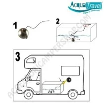Sfera d'argento anti-batterica per serbatoi | Accessoricampershop.com