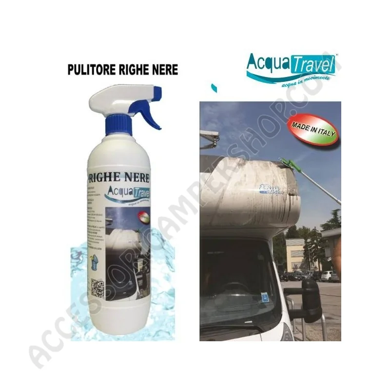 Pulitore Righe Nere Acquatravel 1L per Camper | Accessoricampershop.com