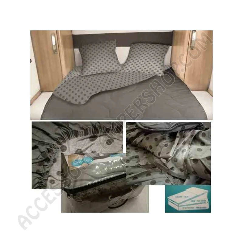 Sacco Letto Pois in Cotone 100% | Accessoricampershop.com