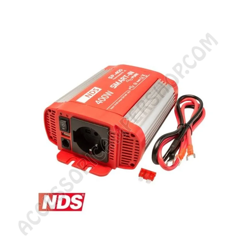Inverter NDS Smart-In SP-400 400W 12V Onda Pura | Accessoricampershop.com