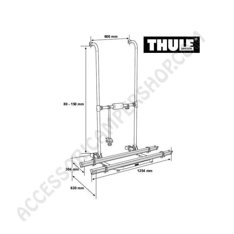 Porta-bici Thule Carry-Bike Essential Standard | Accessoricampershop.com