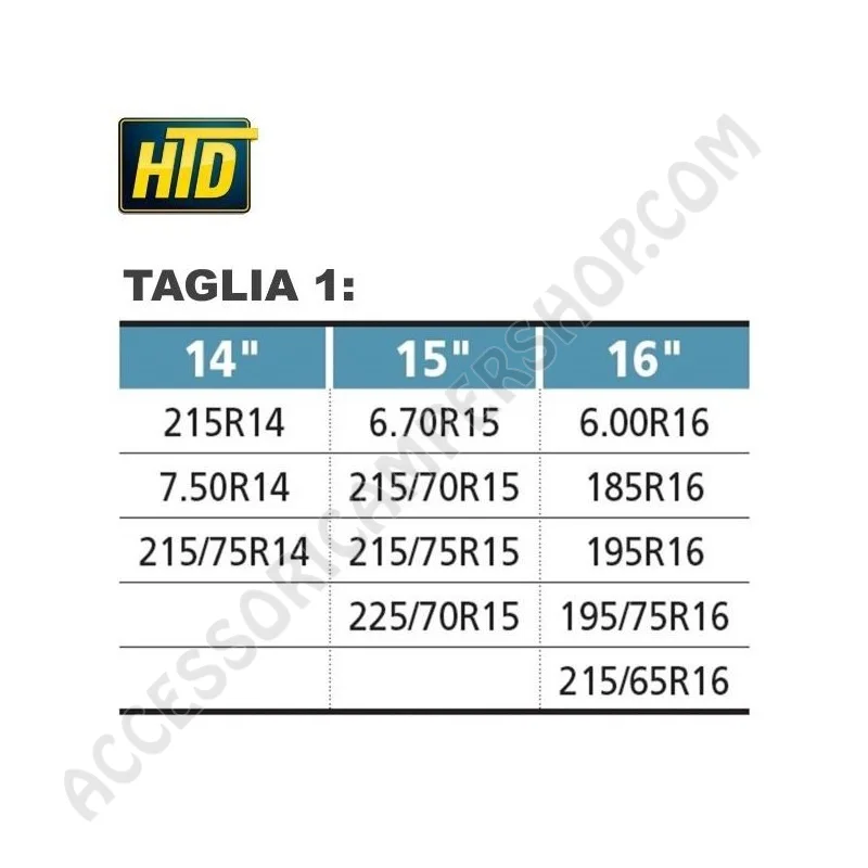 Catene da Neve Safe Road HTD per Camper e Furgoni | Accessoricampershop.com
