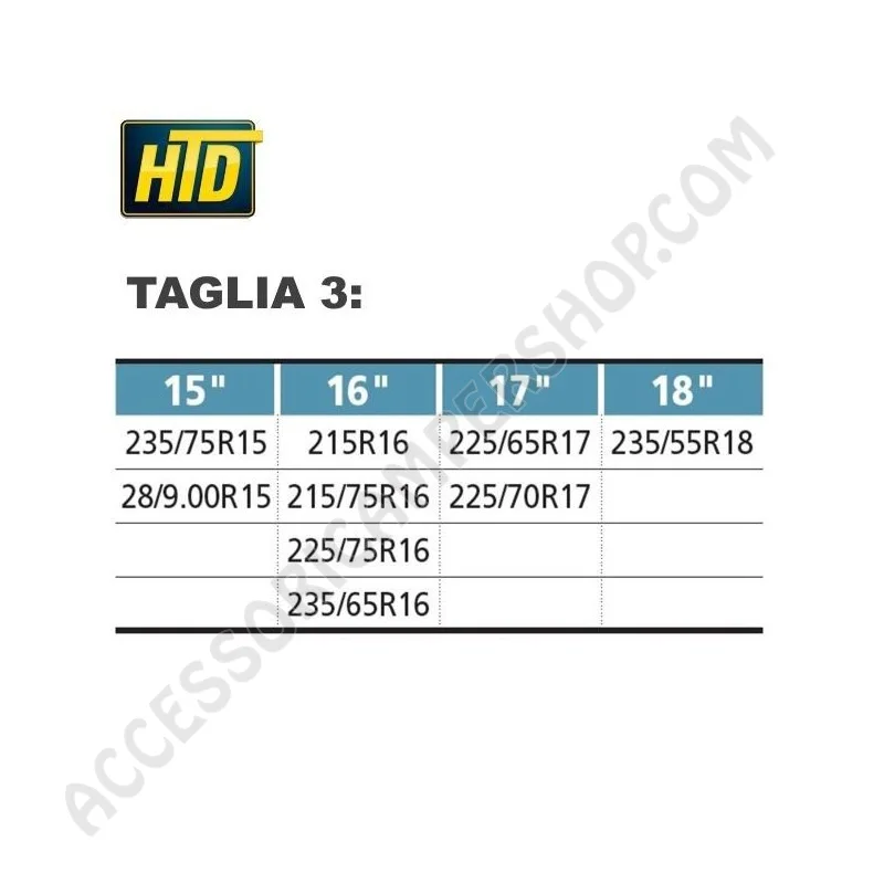 Catene da Neve Safe Road HTD per Camper e Furgoni | Accessoricampershop.com