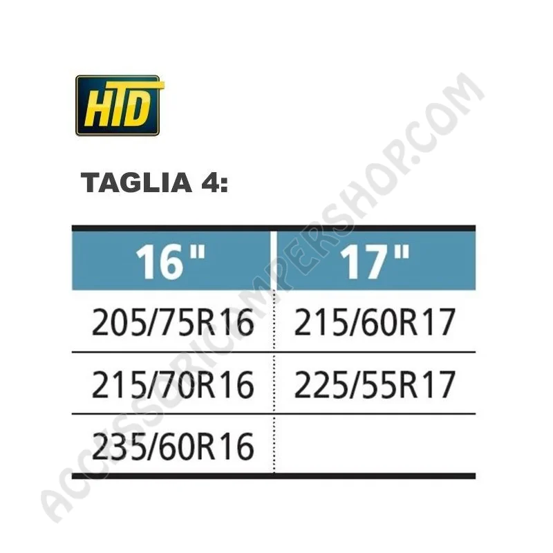 Catene da Neve Safe Road HTD per Camper e Furgoni | Accessoricampershop.com