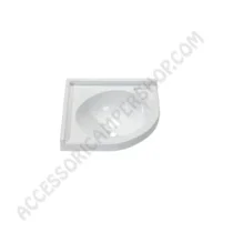 Lavandino ad Angolo per Bagno Bianco | Accessoricampershop.com