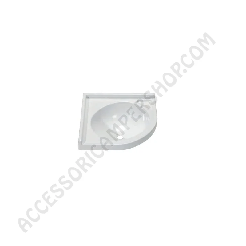 Lavandino ad Angolo per Bagno Bianco | Accessoricampershop.com