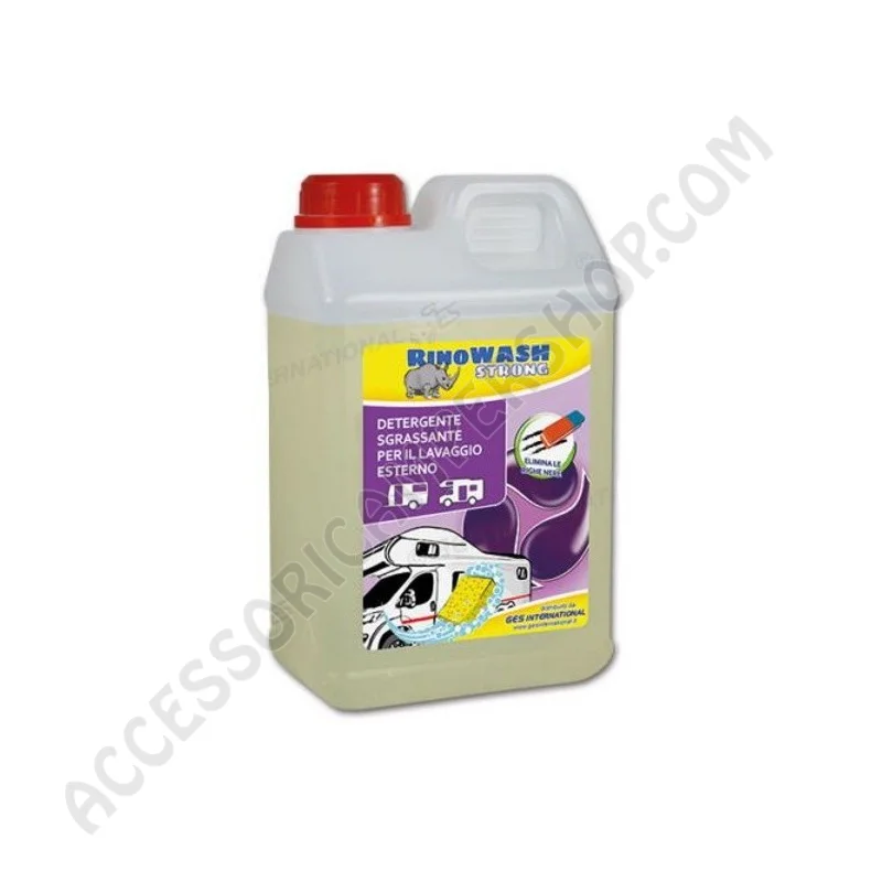 Detergente RinoWASH STRONG per Camper 2L | Accessoricampershop.com