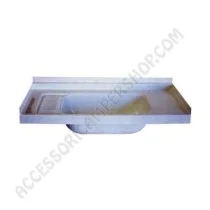 Lavandino per bagno bianco 820x320 | Accessoricampershop.com