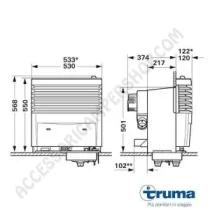 Stufa Truma S 5004 per Caravan con Ventilatori | Accessoricampershop.com
