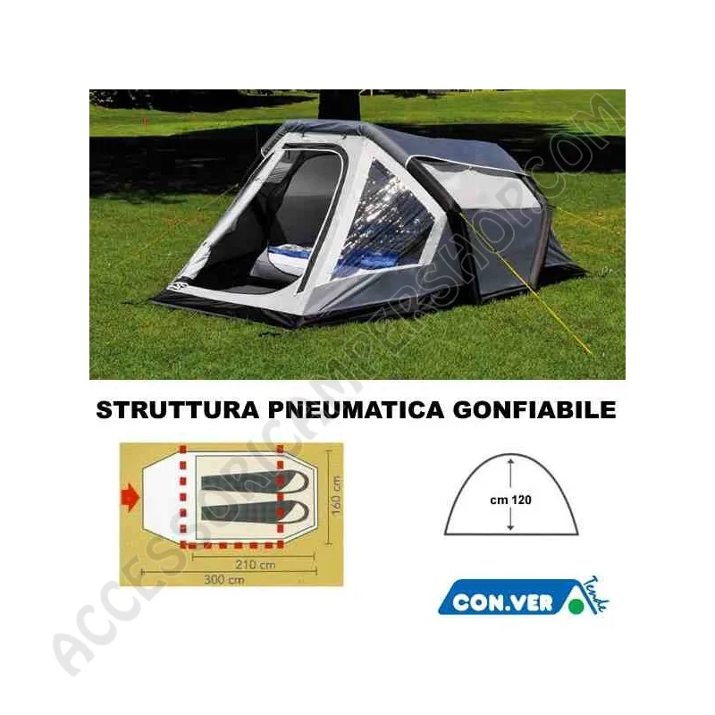 Tenda Compact 2XL Gonfiabile per 2 Posti | Accessoricampershop.com
