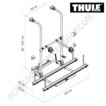 Porta-bici Thule Sport G2 Tour per camper | Accessoricampershop.com