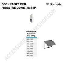 Oscurante S7P-PB per finestra Dometic | Accessoricampershop.com