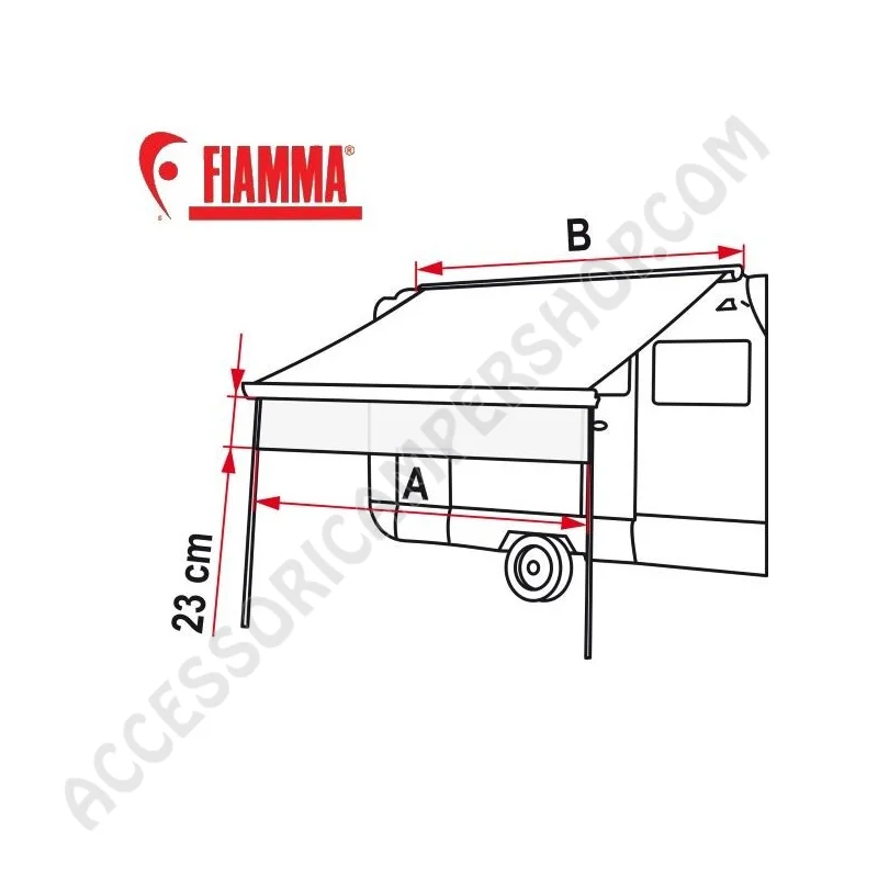Mantovana Fiamma Shade Sun View per Tendalini | Accessoricampershop.com