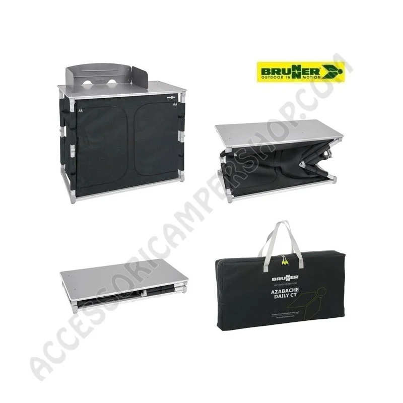 Mobile Porta-Fornello con Dispensa da Campeggio | Accessoricampershop.com