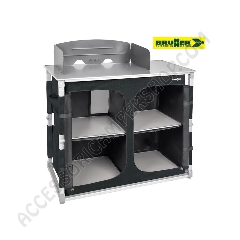 Mobile Porta-Fornello con Dispensa da Campeggio | Accessoricampershop.com