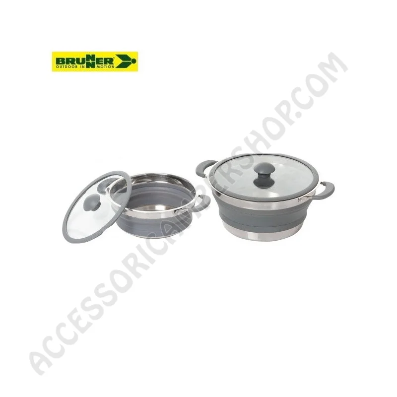 Pentola Pieghevole BRUNNER VOLCANO Ø 20 Salvaspazio | Accessoricampershop.com