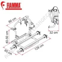 Porta-bici Fiamma Carry-Bike CL Black | Accessoricampershop.com