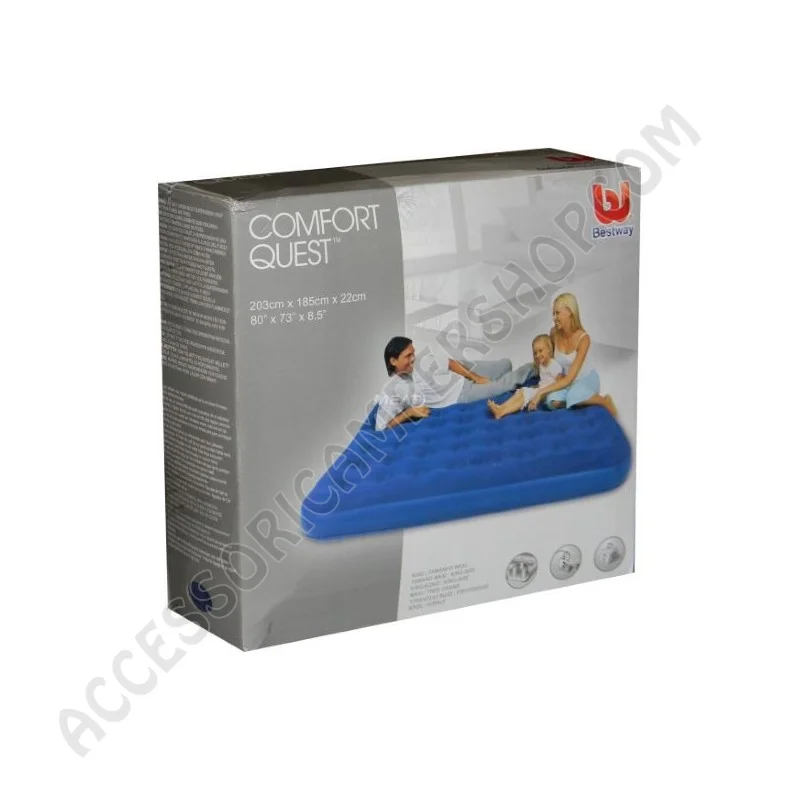 Materassino gonfiabile matrimoniale BESTWAY per campeggio | Accessoricampershop.com