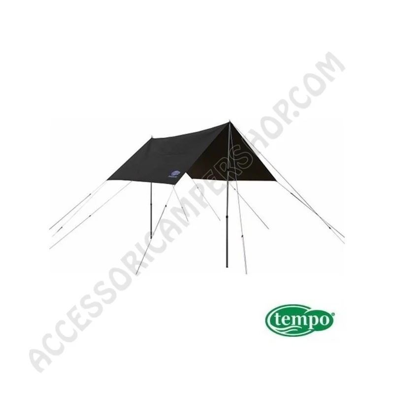 Telo Shadow Tempo 3x4 con Kit Pali per Campeggio | Accessoricampershop.com