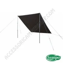 Telo Shadow Tempo 3x4 con Kit Pali per Campeggio | Accessoricampershop.com
