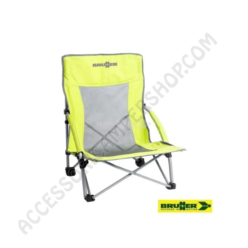 Spiaggina Cuba Airback Brunner con Tela Traspirante | Accessoricampershop.com